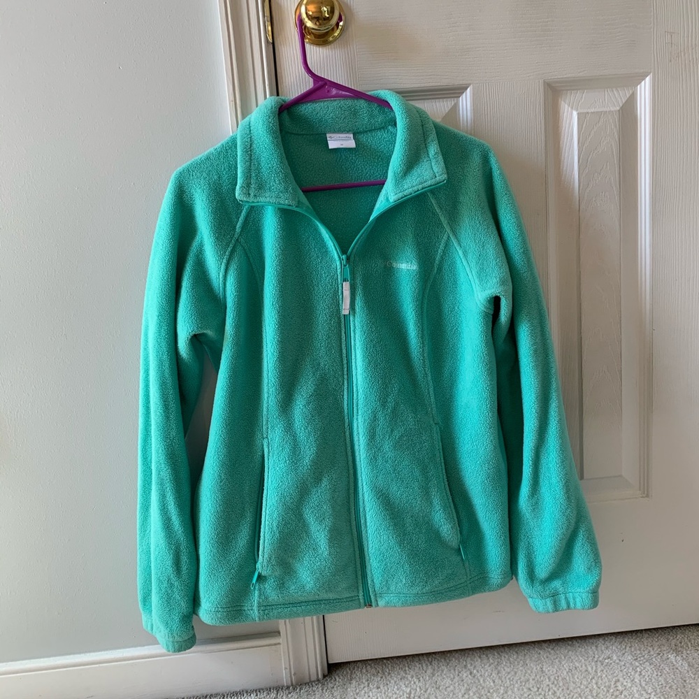 Columbia Teal Benton Springs Full Zip Jacket
